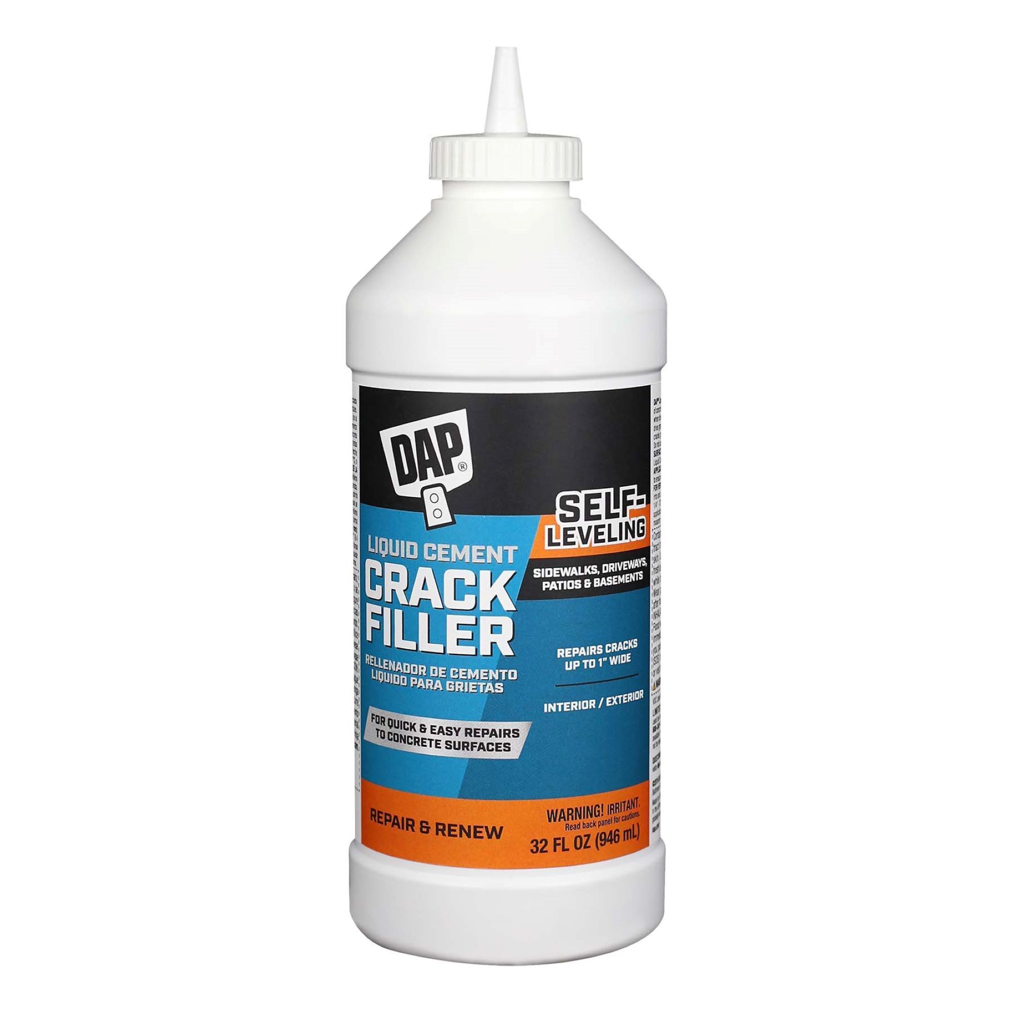 DAP 32 fl oz Liquid Cement Repair Crack Filler Gray, Model# 7079837584